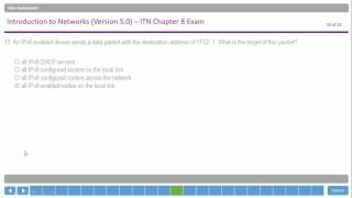 CISCO - CISCO Networking Academy ( CCNA 1 ) - Chapter 8 Exam - Latest
