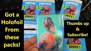 Fortnite card single packs opening holofoil! by CJrekrap 139 views 4 years ago 9 minutes, 35 seconds