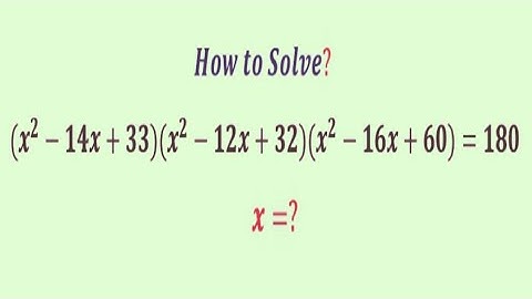 A Mind-Blowing Algebra  Equation | Olympiad  Question | x=?
