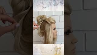 Updo hairstyle for prom