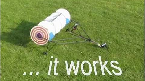 ROTORWING Part 7 * BICONVEX - SAVONIUS - ROTOR WITH LANDING GEAR* RC - Experimental *