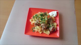 как приготовить тушёную свинину с картофелем как приготовить тушёную свинину с картофелем