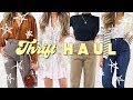 THRIFT HAUL *from SPAIN* | Thrifting & Vintage Shopping Try On Clothing Haul 2019 | Miss Louie