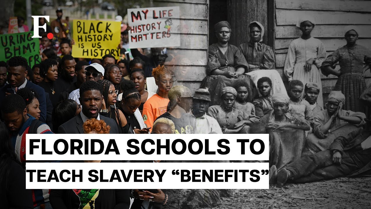 US Florida Schools to Teach Slavery “Benefitted” Black People YouTube