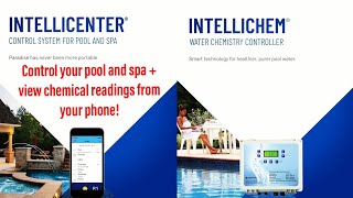 Intellicenter with Intellichem, chemical readings on your phone + controls