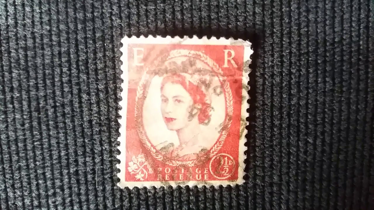 Stamp nr 53.E R POSTAGE REVENUE.price 2.1/2D YouTube