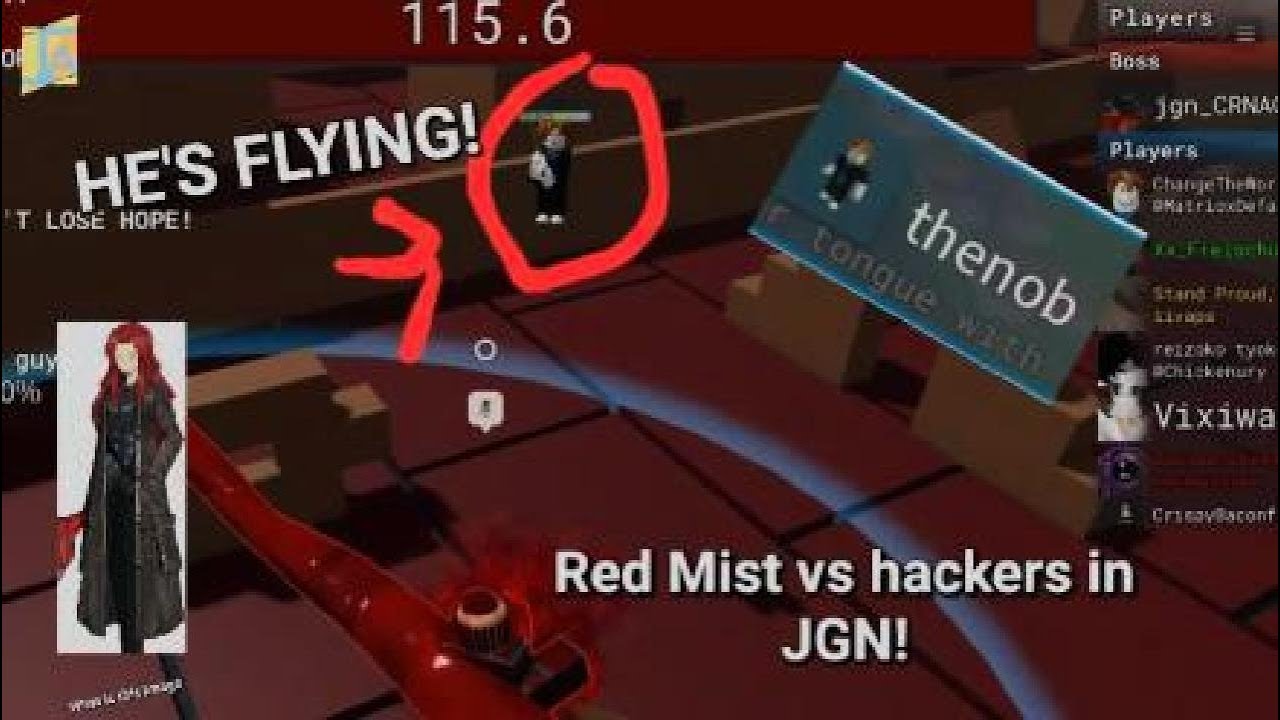 Fighting hackers as Red Mist in JGN - Item asylum