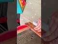 cutting a long straight line groove on a thick wood block neatly using an electric table saw machine
