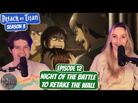 SASHA GOES FERAL! | Attack on Titan Season 3 Reaction w/ my Girlfriend | Ep 12 “Night of the Battle"