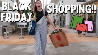 Come With Me To Go Black Friday Shopping + Haul!! - Vlog