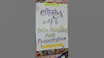 Introduction Chapter 4 Data Handling & Presentation Maths Class 6 Ganita Prakash CBSE NCERT #newbook