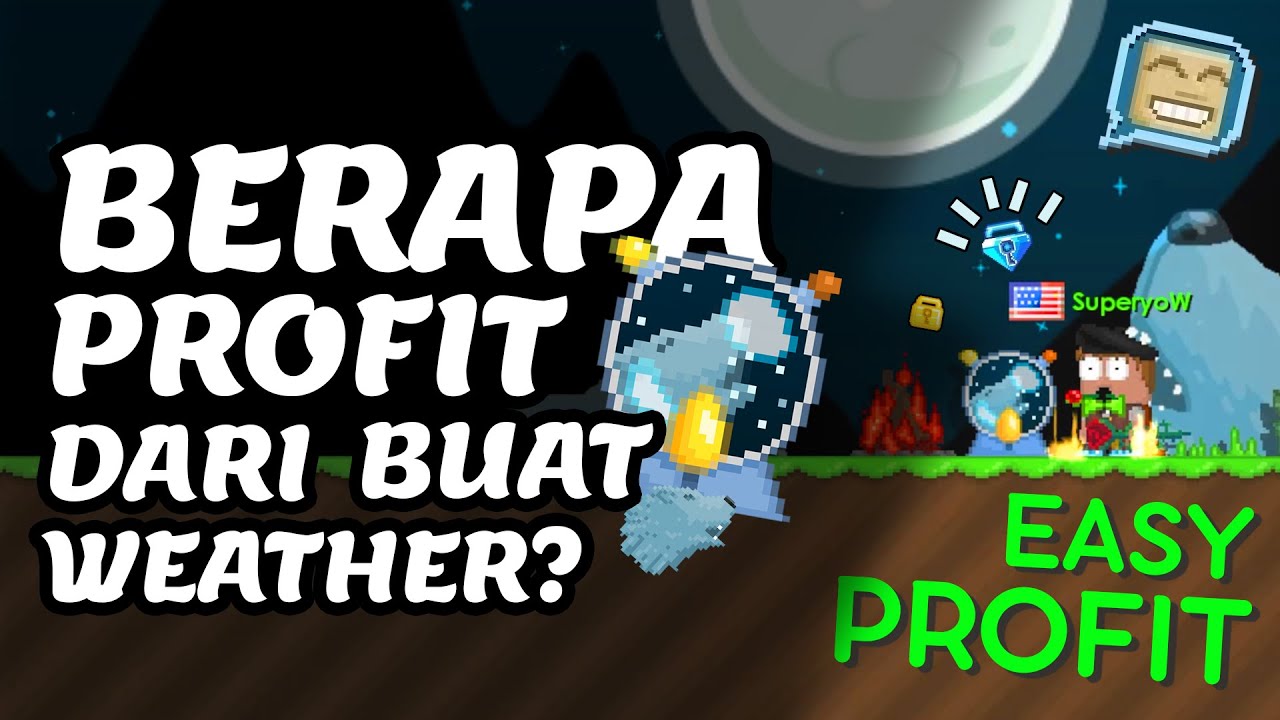 CUAN BANYAK CUMA BIKIN WEATHER??? 