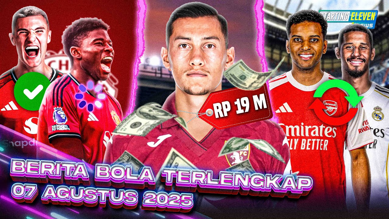 TERKUAK! GAJI Idzes Rp19 M di Torino 🤑 Sesko Done! MU KEJAR Baleba 🥵 Rodrygo Ditukar Saliba?