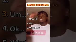 RANKING ICONIC MEMES ✴️✴️||#shorts #funny #funnyvideos #memes
