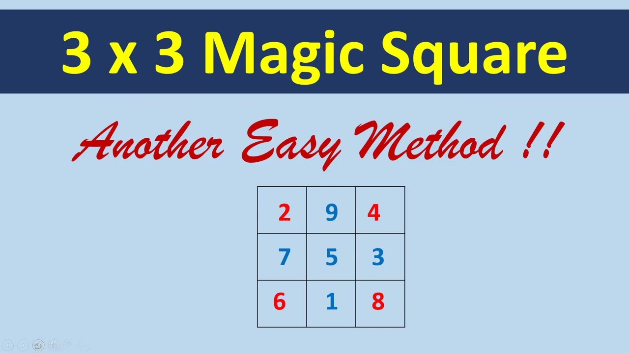 Simple Magic Square