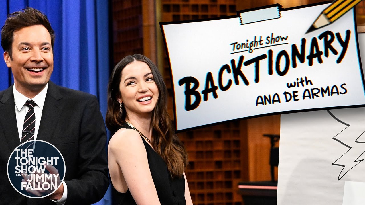 ⁣Backtionary with Ana de Armas | The Tonight Show Starring Jimmy Fallon
