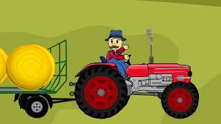 Tractor For Kids | Garage - Agricultural Machinery | Maszyny Konstrukcja - Bajki o Rolniku