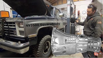 Nv3500 5-speed swap in a Square Body 1986 Chevy K5 Blazer