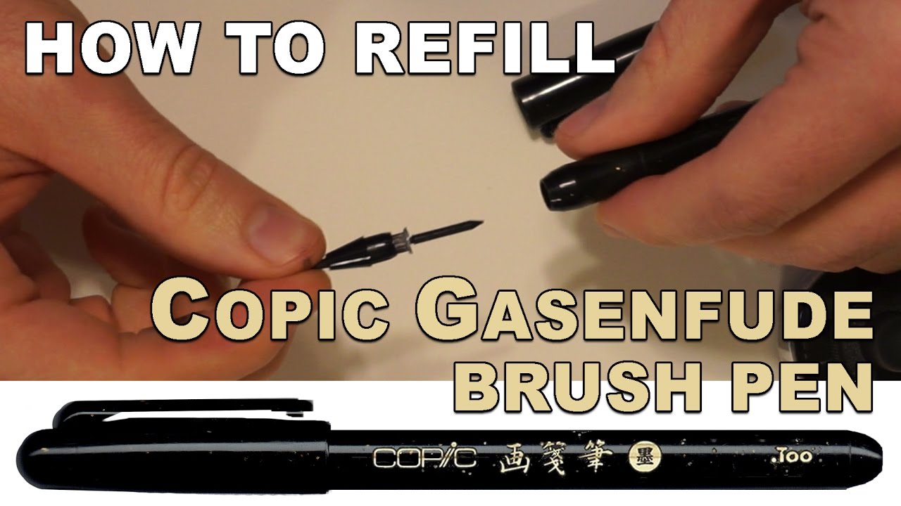 copic gasenfude brush pen