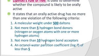 QSAR lectures 6 and 7 - key concepts - [Part3]