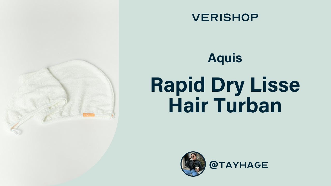 Aquis Rapid Dry Lisse Hair Turban Review