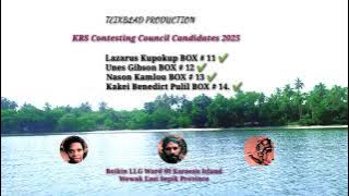 KRS Contesting Candidates 2025