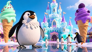 Penguin Ice Cream Festival 🐧🍦 | Learn Colors and Counting for Kids | Fun Educational Video