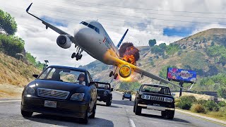 Boeing 737 Emergency Landing After a Lightning Strike - GTA 5 Short movie
