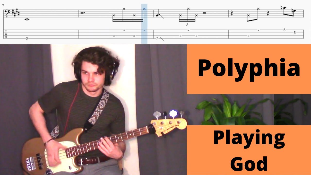 4 STRING] Polyphia - Playing God (Bass Cover + Tab) 