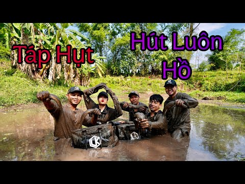 Câu Không Được - Hút Luôn Hồ, Mukbang Lòng Cá Lóc Có Trứng