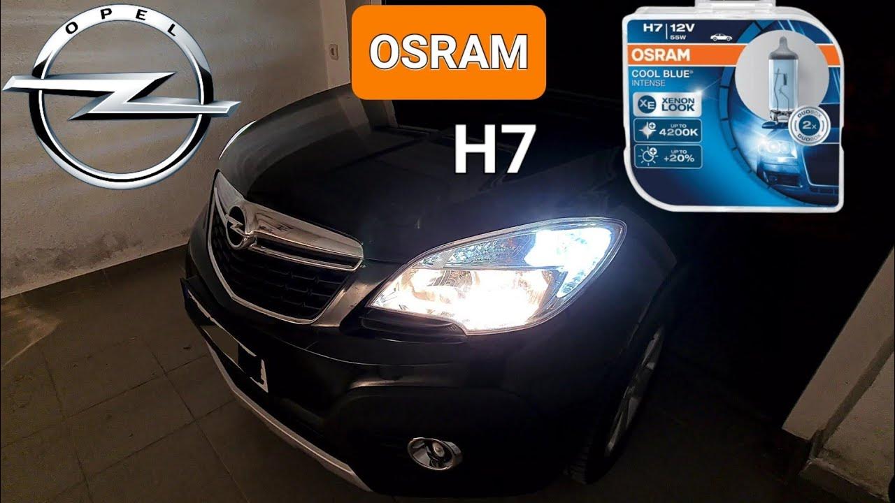 Opel Mokka Low Beam H7 Bulb Replacemnt Osram Cool Blue Review YouTube