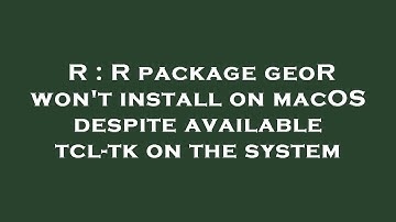 R : R package geoR won