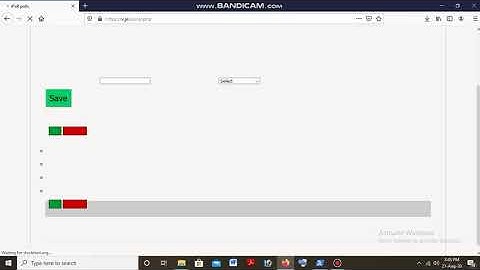 Web assignment video demo