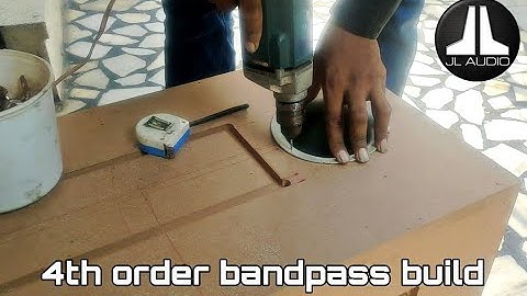 Subwoofer Box Build - Custom 4th Order bandpass for Jl Audio W3v3