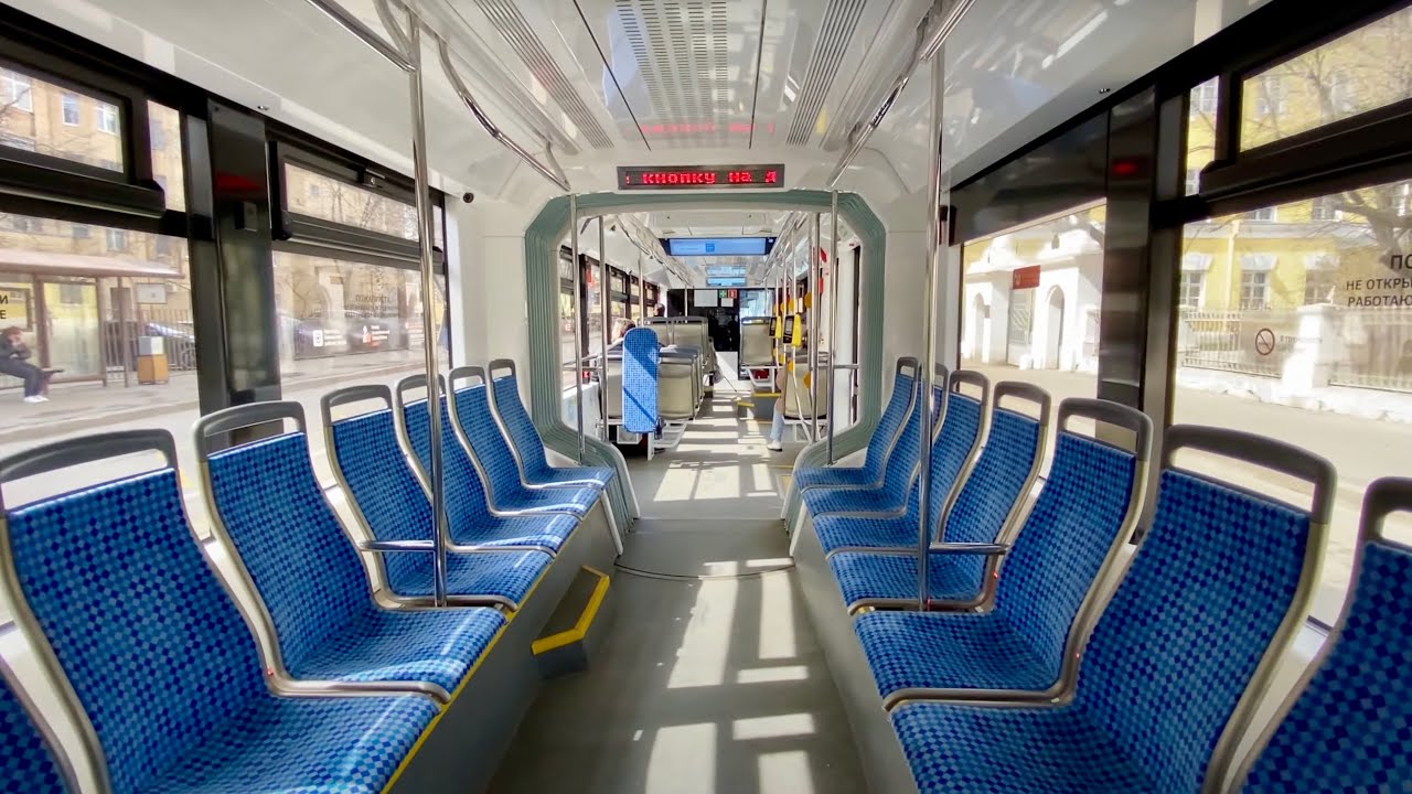 🚋 Tram Ride Route 50. Moscow, Russia