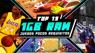 🚀 TOP 13 ÉPICOS JUEGOS para PC de POCOS REQUISITOS 🎮 (1GB de RAM) 🔫