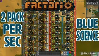 FACTORIO 0.17 | Designing 2 pack/sec Blue Science - Episode 28