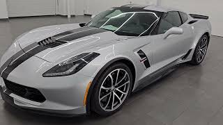 2017 CHEVROLET CORVETTE 2LT GRAND SPORT BLADE SILVER AUTOMATIC 4K WALKAROUND 14615Z