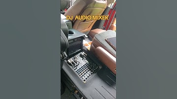 DJ AUDIO MIXER IN CAR #CARAUDIO  #dj #subwoofer