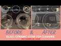 How to Clean Glass / Ceramic Stove top with Natural Ingredients | Clean Burnt stove top |No Chemical