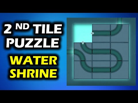 Second Sliding Tiles Puzzle: Water Vellumental Shrine | Paper Mario the Origami King Walkthrough