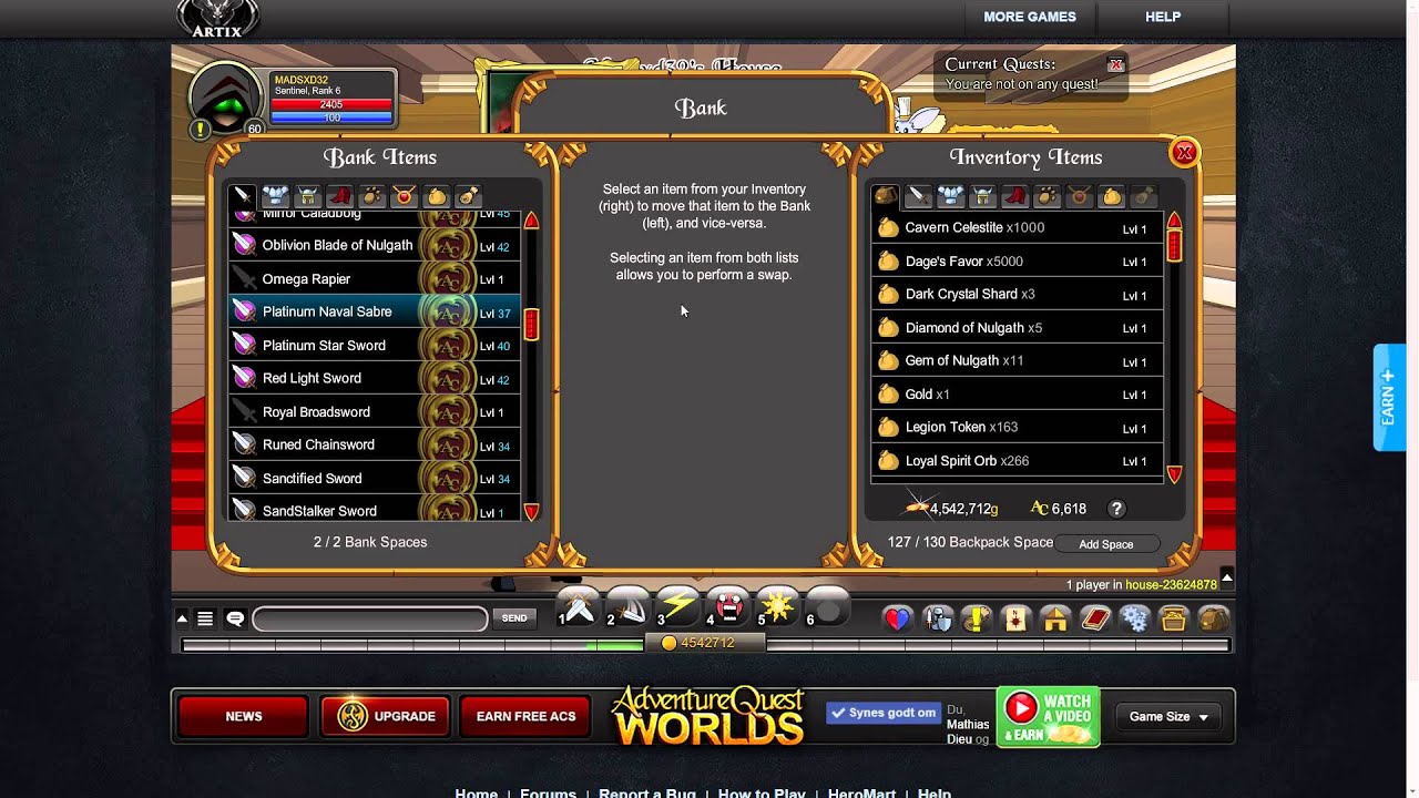 AQWorlds "Build Drakath's Armor" Quest (Chaos Finale!) YouTube