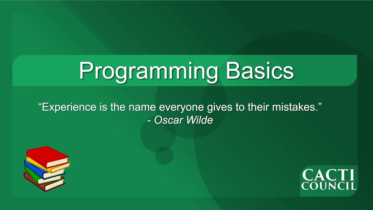 Programming Basics - YouTube