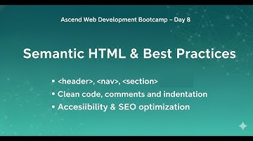 Master Semantic HTML & Best Practices | Ultimate Beginners