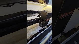 UV Printed Hat Patches Print &amp; Cut Process #uvprinter #onelaser #thunderlaser #omtech #aeonlaser