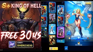 XHERO IDLE RPG AVENGERS Exchange code for 30 Free Hero Summon Scrolls - Guides Tips Hacks Cheat screenshot 2
