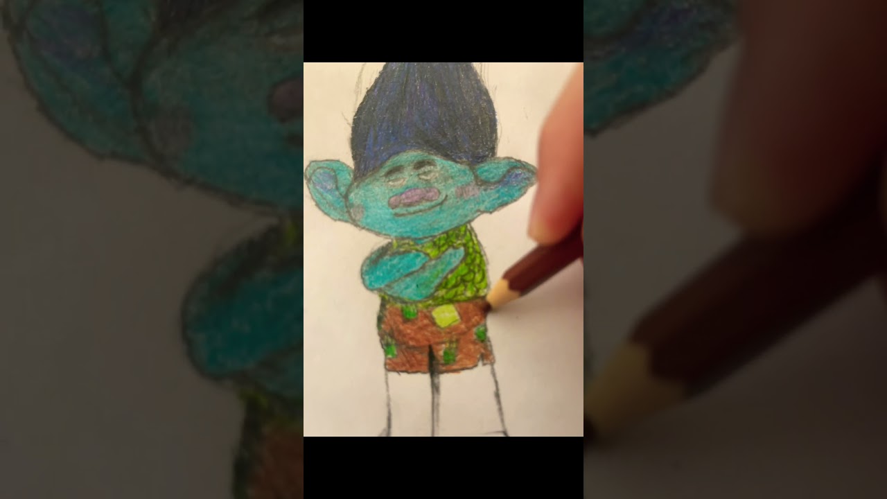 Drawing Branch from trolls! 