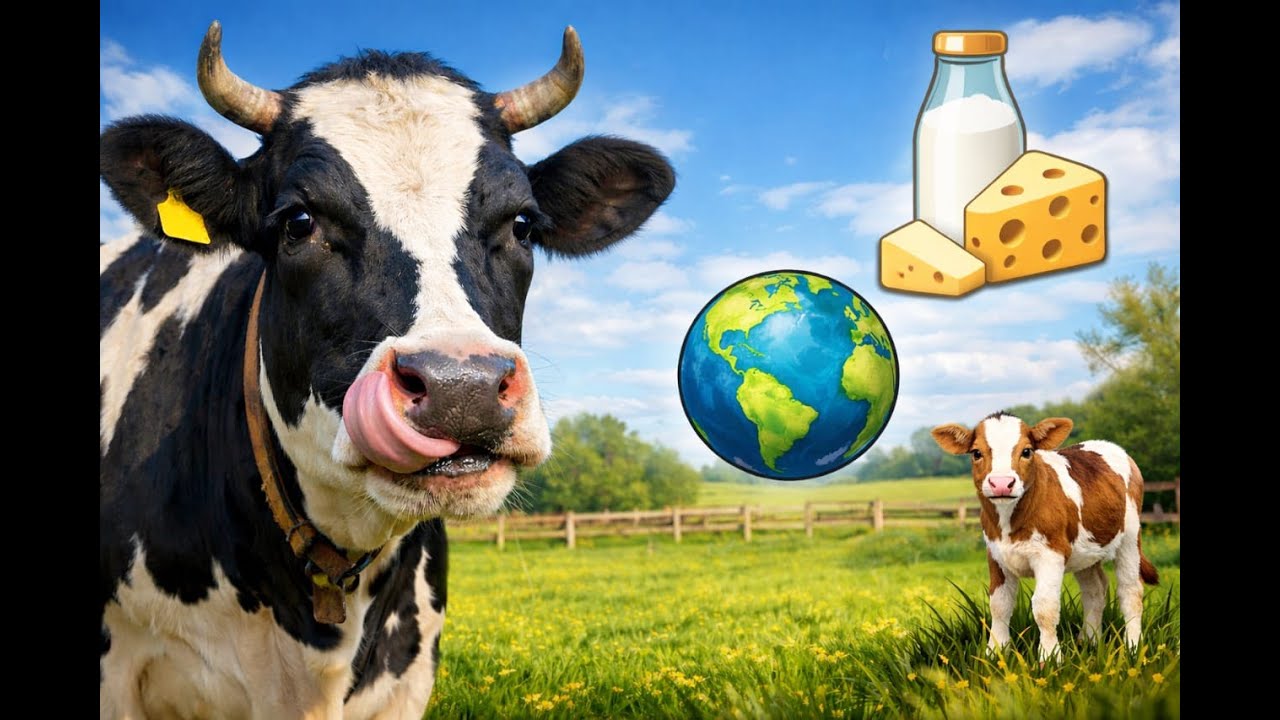 Brave Cow Saves Forest Friends | Kids Moral Story | Kikiboo