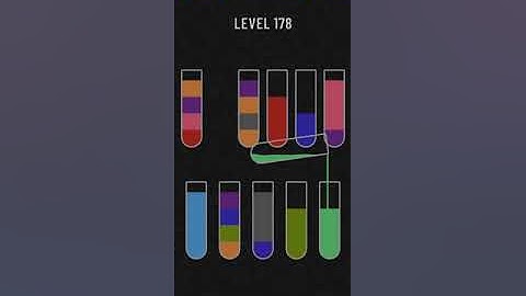 water sort puzzle level 178