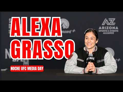 Focus & Intensity: Alexa Grasso at Noche UFC Media Day 🔥 #ufc